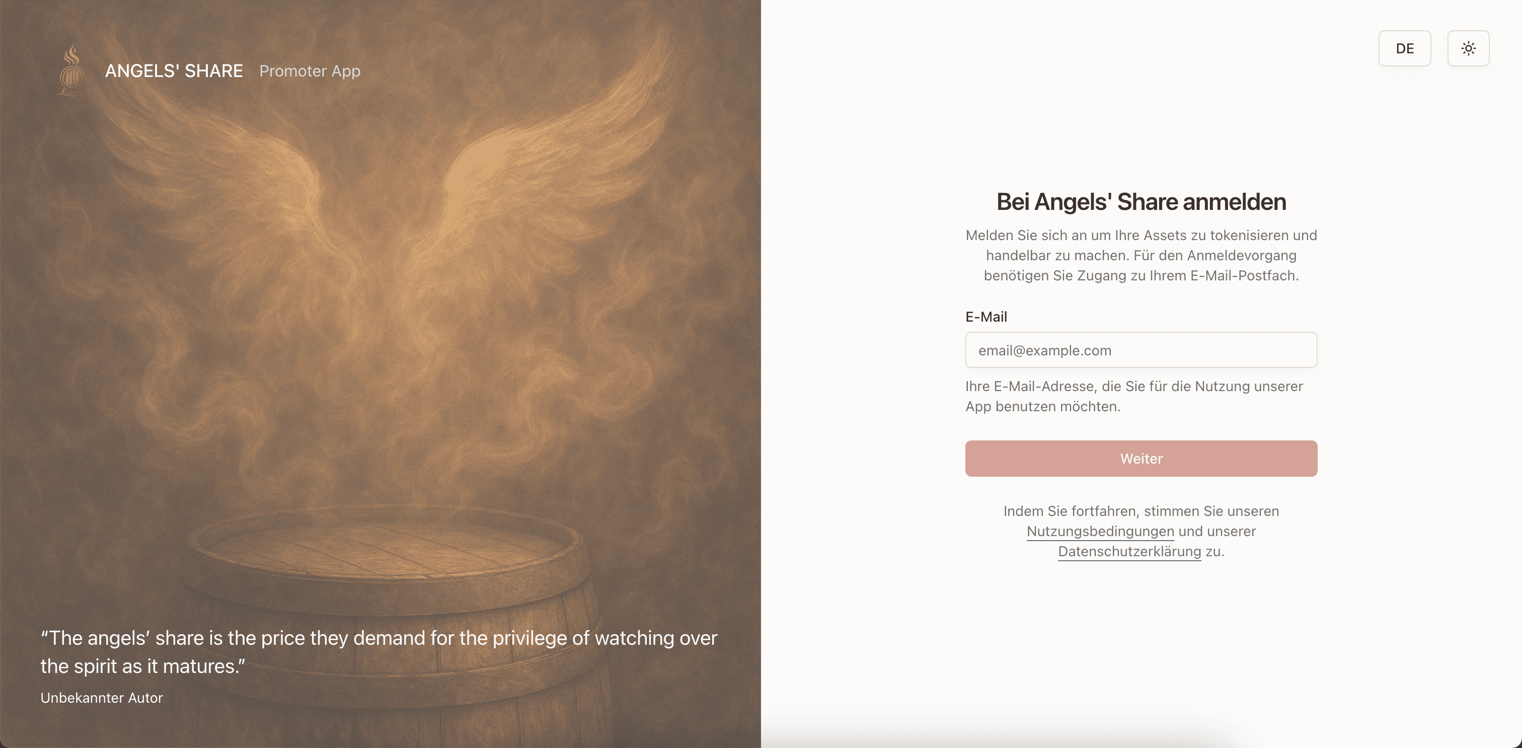 Angelsshare Promoter Visual